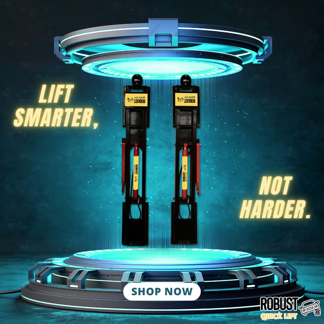 R_QuickLift's tweet image. 💡 Lift smarter, not harder — with the Hydraulic Portable Car Jack Hoist from Robust Quicklift! 📷

#LiftSmarter #RobustQuicklift #CarJackHoist   

Orde now: robustquicklift.com