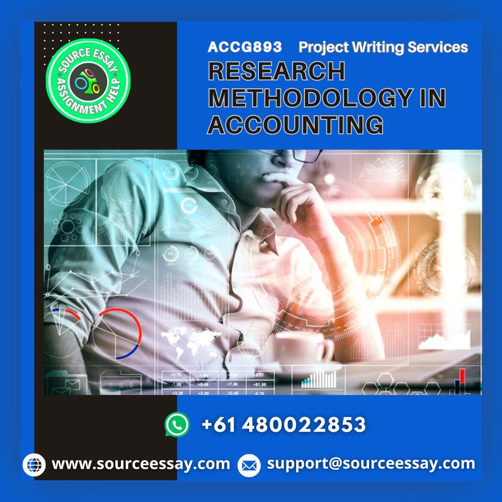 essay_source's tweet image. 📚✨ Research Methodology in Accounting
✍️📊 Project Writing Assignment Mode: ON
🔎💡 From data ➝ analysis ➝ conclusions 🚀
Turning numbers into knowledge!

#Research #Accounting #Finance #AcademicTwitter #ProjectWriting #QuantitativeResearch #StudentLife
