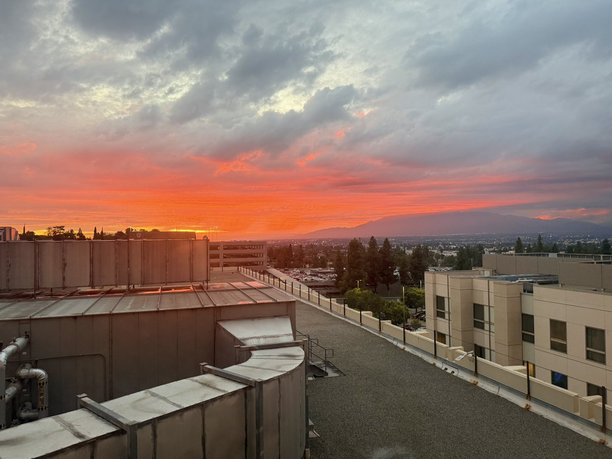 purviparwani's tweet image. Busy #CVimaging day! 
Reading #whyCMR and #yesCCT late with fellows but we all stopped to witness Nature’s daily ritual of disappearing to reemerge ❤️ 

Window offices for #CVimagers are essential! 
#SunsetViews #Socal