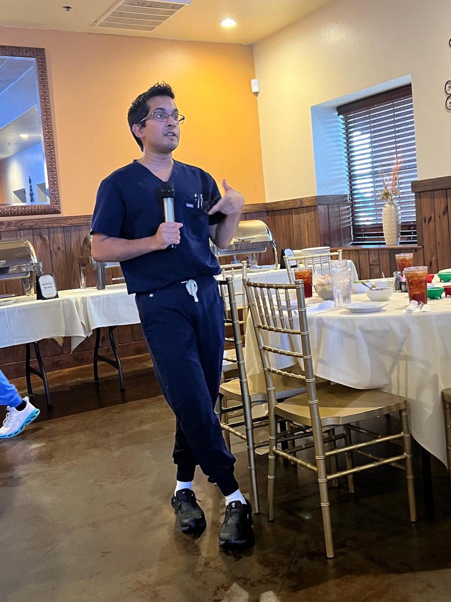 Our fellows spent the night out learning all about pacemakers with our very own EP wizard, Dr. Arun! ⚡️🫀 

#CardioTwitter #MedEd #FellowshipLife

<a href="/utmbcardiology/">UTMB Cardiology</a> <a href="/docHJ/">Hani Jneid MD</a> <a href="/MShalabCardUTMB/">Mostafa Shalaby</a> <a href="/khaledchatila1/">Khaled</a>