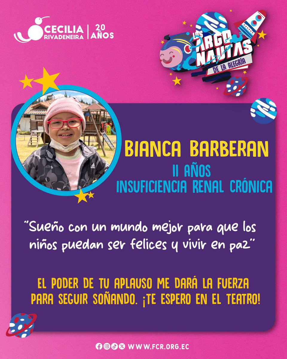 WilsonMerinoR's tweet photo. El 34% de los niños con cáncer han sido discriminados.

Bianca sueña con un mundo donde todos los niños puedan ser felices y vivir en paz. 🧡

El 26 de octubre, con tu aplauso en #ArgonautasDeLaAlegría, puedes darle fuerza a su sueño. 🎭✨

👉 Compra tus entradas aquí: https://t.co/vNZsRCJvJc

@JuntosSomosVida #CancerInfantil