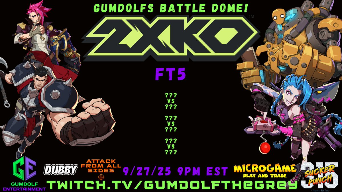 Congratulations to LilBobby for winning tonight's FT5 SF6 Exhibition! Next up we have 2XKO! Who's gonna play? Find out over the next couple days! This is gonna be fun!