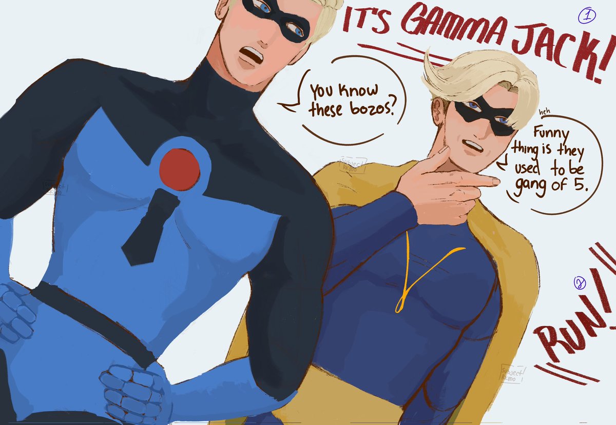 SubjectRK800's tweet photo. Best to avoid doing crime in Gamma Jack's watchfull zone. There is usually no repeat crime-doers since most of them don't come back from his fights :)

#gammajackfanart #GammaJack #theincredibles #mrincredible https://t.co/vnkkVWy7Ho