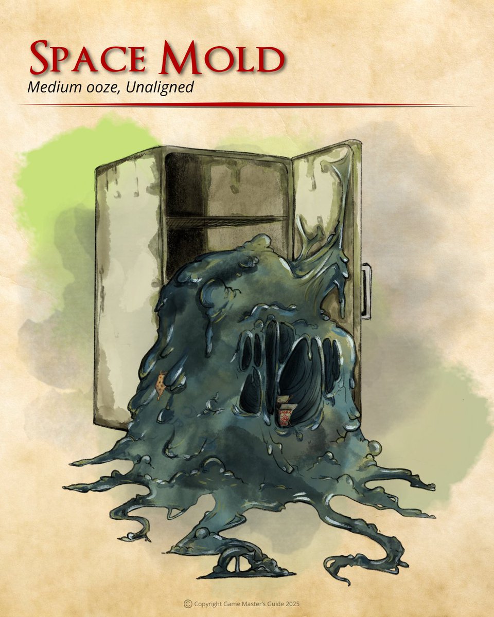 Remember our Cowboy Bebop video? 🤠 (Watch here: ishortn.ink/uIh0dHK7b) Our content manager Mouse designed a stat block for the fridge mold monster! Visit our Patreon for the full stats and more: ishortn.ink/NUnnolYcF

#dnd5e #dungeonsanddragons #cowboybebop #dndmonsters5e