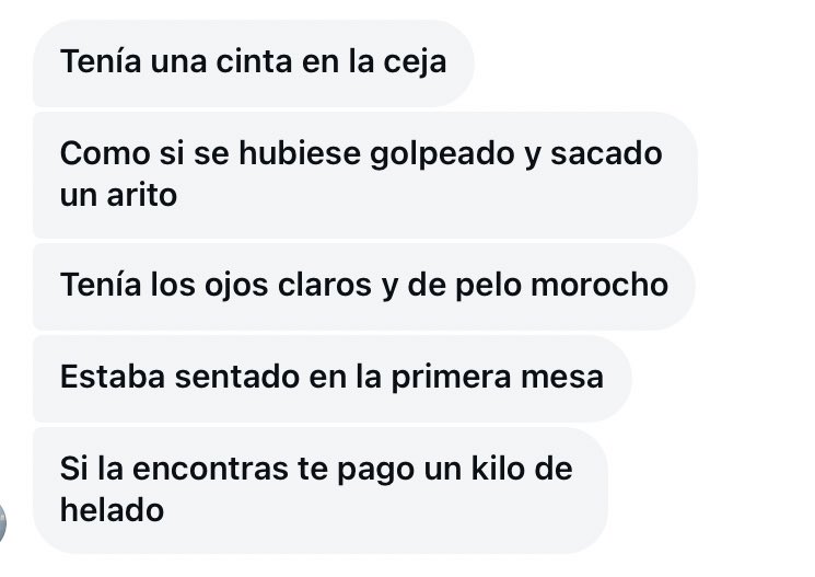 Si trabajas en bambú, y el domingo a la noche atendiste en la primer mesa  a un pibe morochito que no paraba de mirarte, era mi amigo y déjame decirte que lo enamoraste… te buscannnnnnnn reina 
(Bahía blanca)