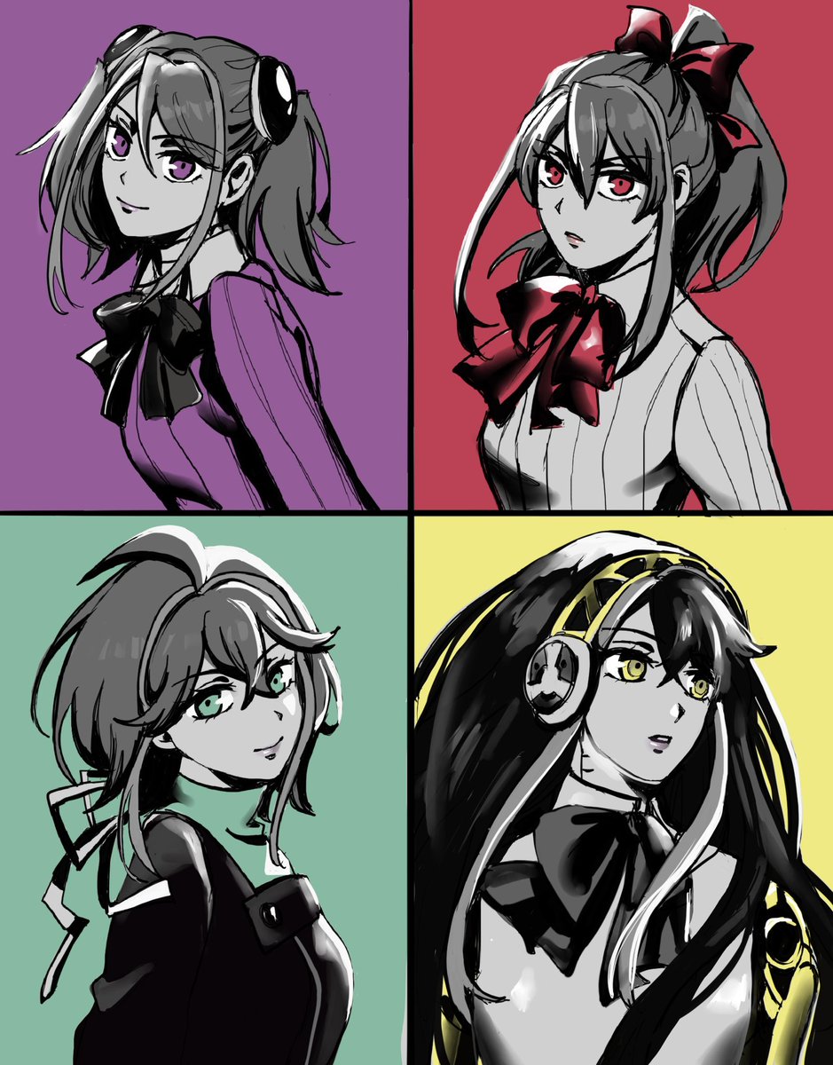 ponlypone's tweet photo. Persona 3 Reload parody ft. bracelet girls (YGO ARC-V) https://t.co/3TPA2E0Gcy