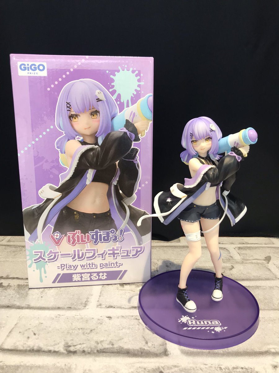 ぶいすぽっ！ スケールフィギュア 藍沢エマ 紫宮るな GiGO限定 4点セット① ぶいすぽっ！】藍沢エマ、紫宮るな スケールフィギュア 2点