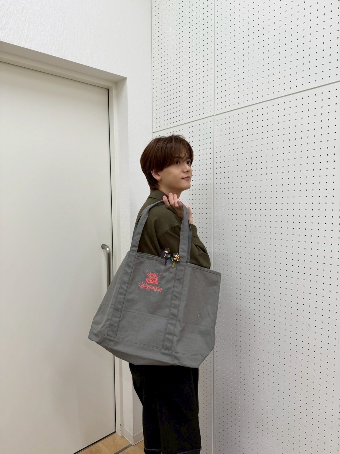 【値下げ】FM802 NAKAJIMA FES トートバッグ ミント 値下げ】FM802 NAKAJIMA FES トートバッグ ミント ぬい活トート