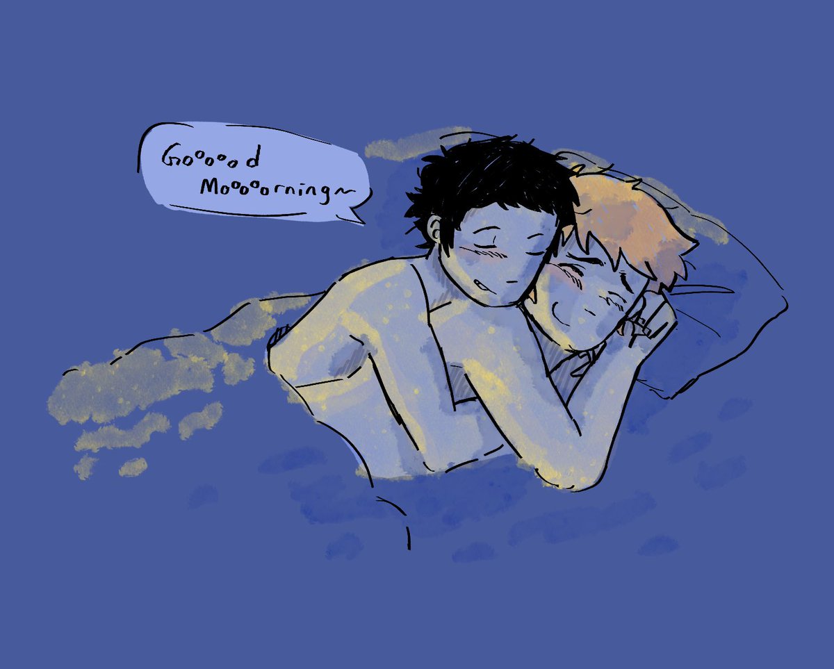 Dam_Ga4rd's tweet photo. (doodle) waking up togetherrr (they’re wearing pants i swear lol)
#scollace #scottpilgrim https://t.co/8oxGUWO2TI