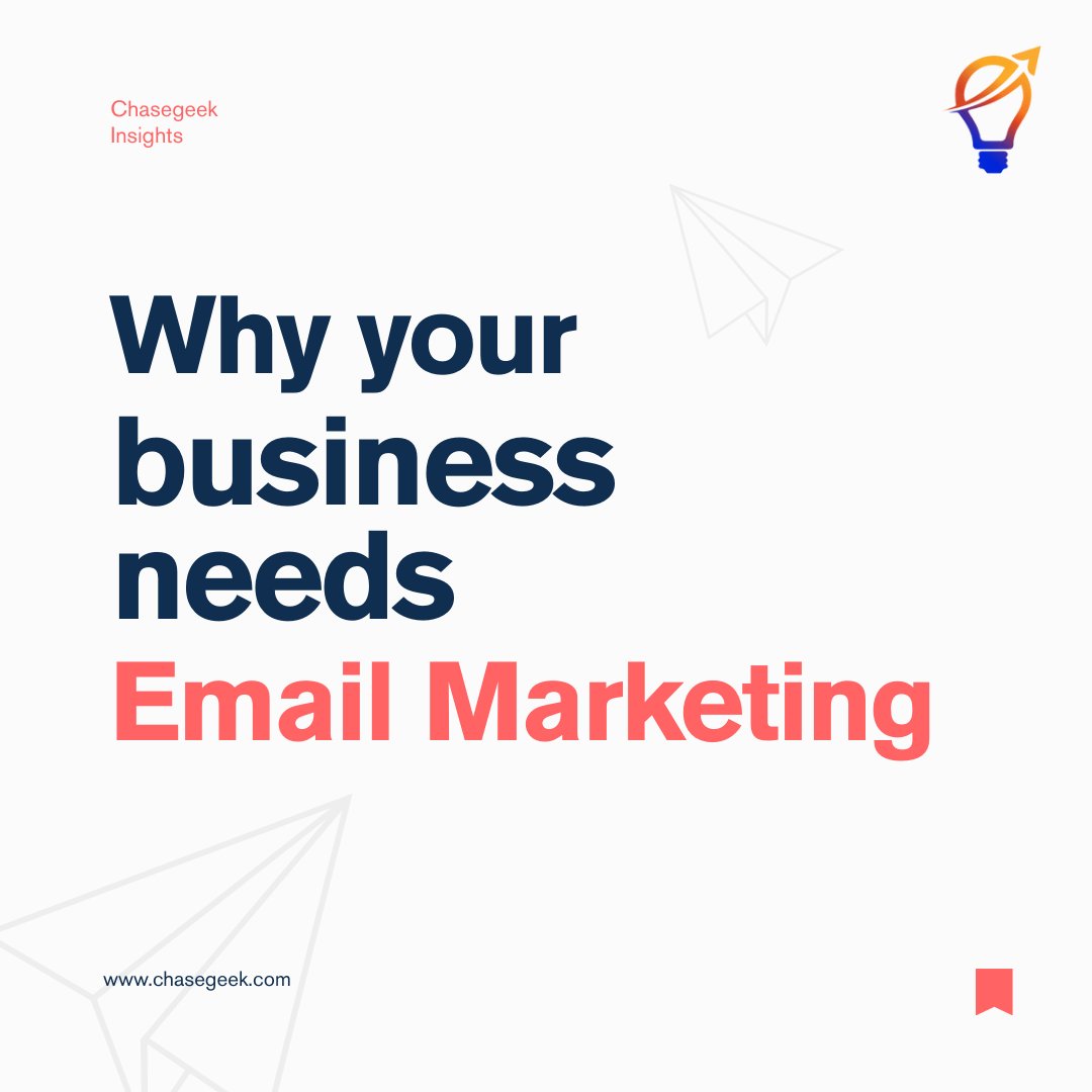 chasegeek's tweet image. Stop fighting algorithms! 🚀
Your business needs email marketing. It's a direct and powerful channel for growth.
Ready to build a strategy that actually works? Book a FREE demo today!
#EmailMarketing #DigitalMarketing #MarketingTips #BusinessGrowth #ChaseGeek