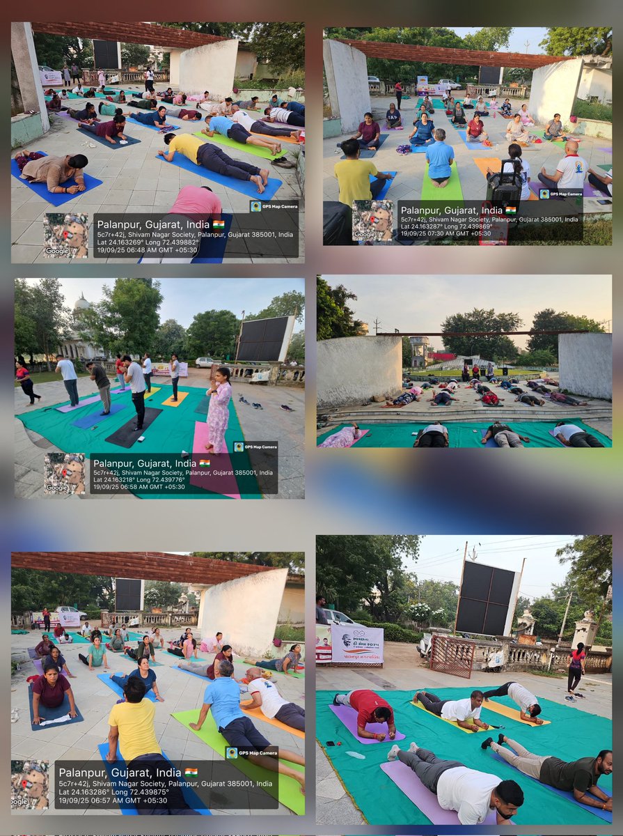 આજ રોજ તારીખ ૧૯/૦૯/૨૦૨૫ ના રોજ સ્વચ્છતા હિ સેવા 2025 અંતર્ગત યોગસીબીર નું આયોજન કરવામાં આવ્યું.jo