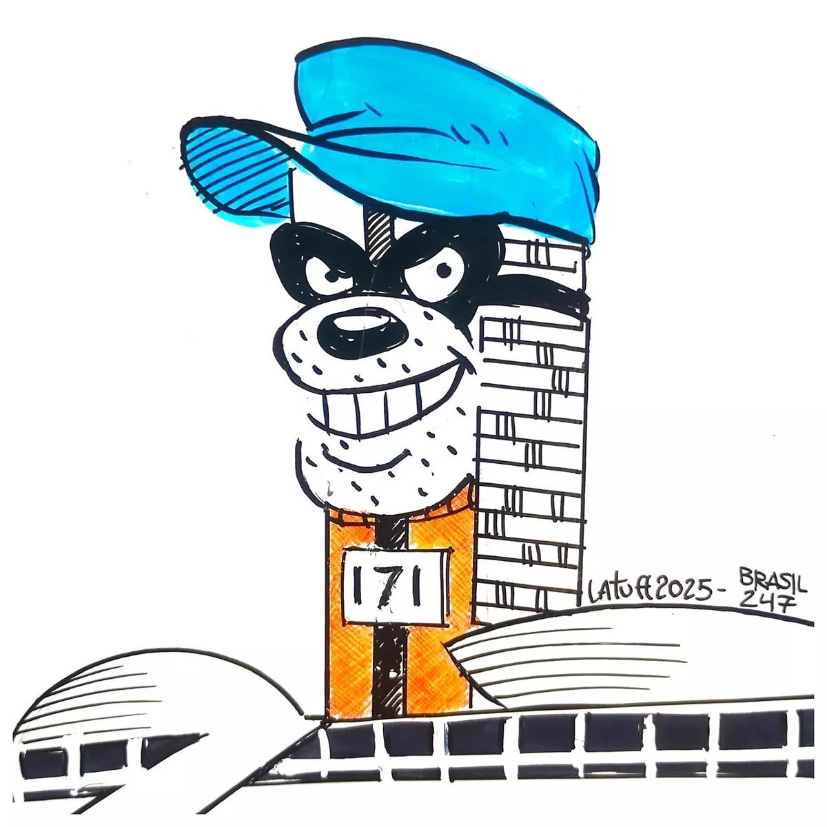 BlogdoNoblat's tweet image. Por Carlos Latuff