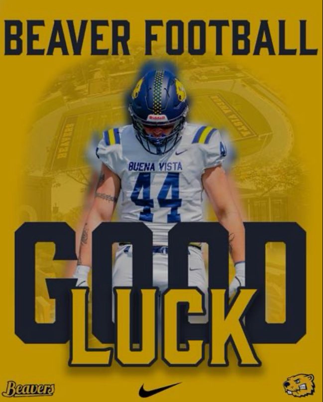 Thank <a href="/Coach_Dickinson/">Austin Dickinson</a> <a href="/BVUFootball/">Beaver Football</a>