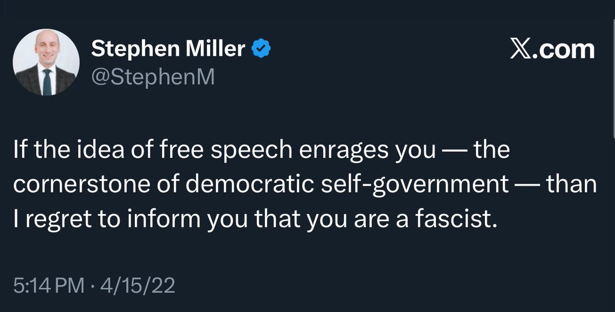 Covie (@covie_93) on Twitter photo This Stephen Miller tweet aged like Stephen Miller. This Stephen Miller tweet aged like Stephen Miller.