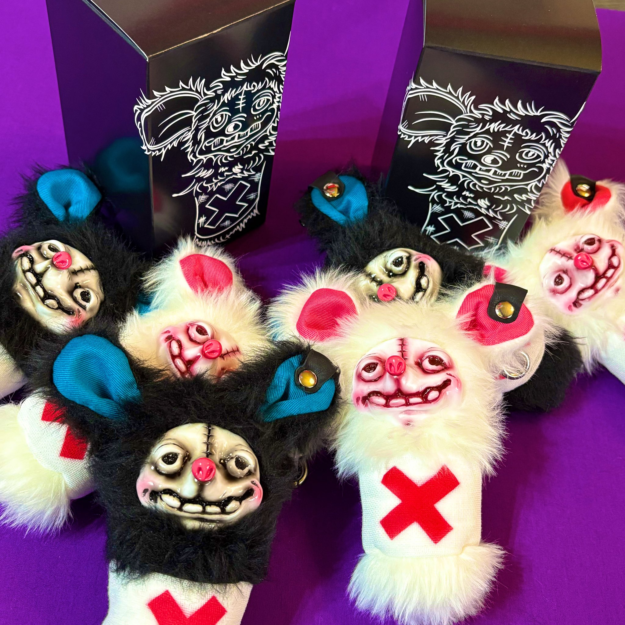 Luchao ソフトビニールフィギュア　悪玉菌製造工場 楽天市場】悪玉菌製造工場/ LUCHAO & SABOTASU/ 限定2セット