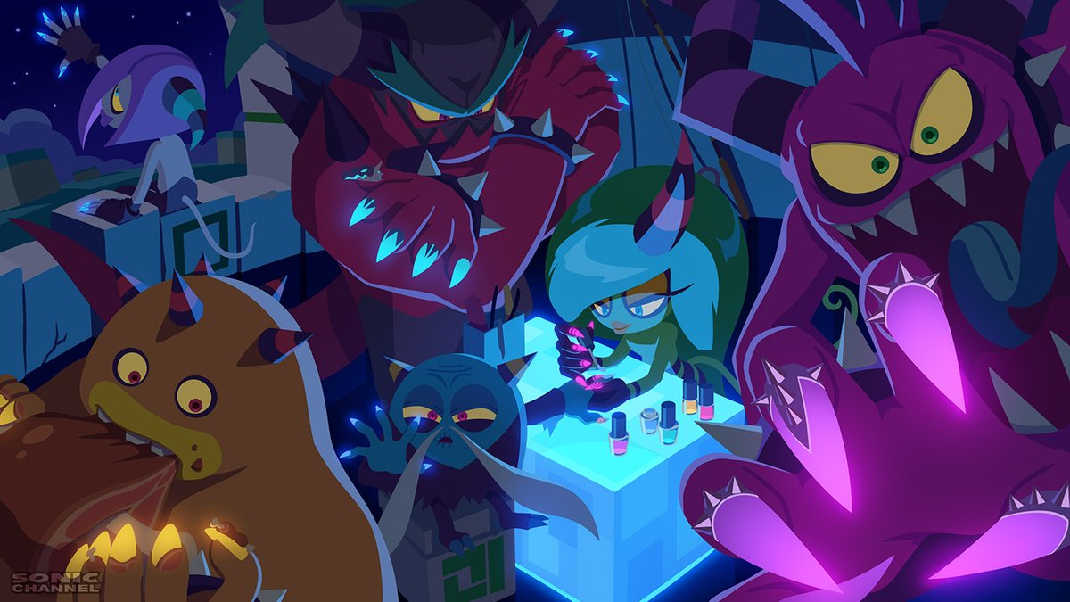 とある六鬼衆の隠れ家🤫 ジーナが仲間を緊急招集！得意のネイルアート