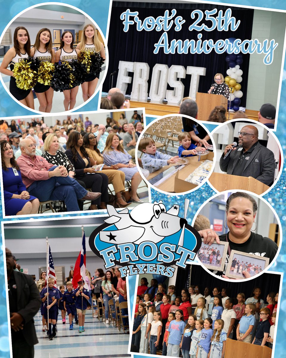 lcisdCommRel's tweet image. Happy 25th Anniversary, Frost Flyers! #WeAreLamarCISD ✈️🩵✈️🩵