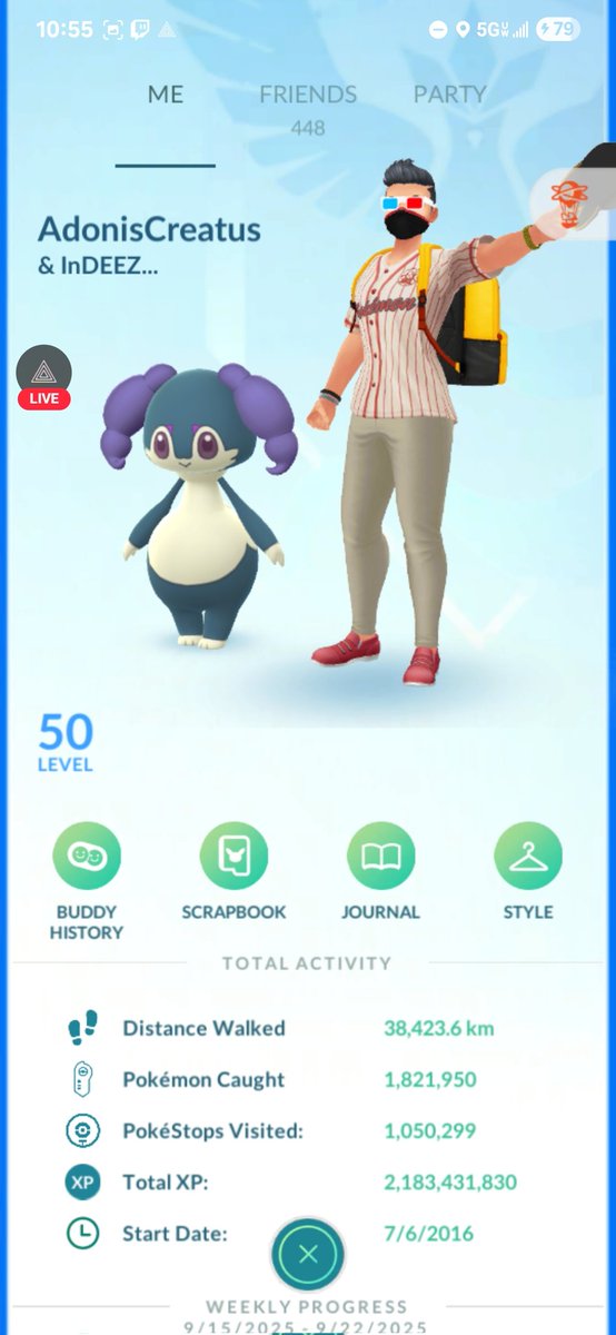 AdonisCreatus's tweet image. SHINEEEE!! on stream too! 🤣🤣 #PokemonGO