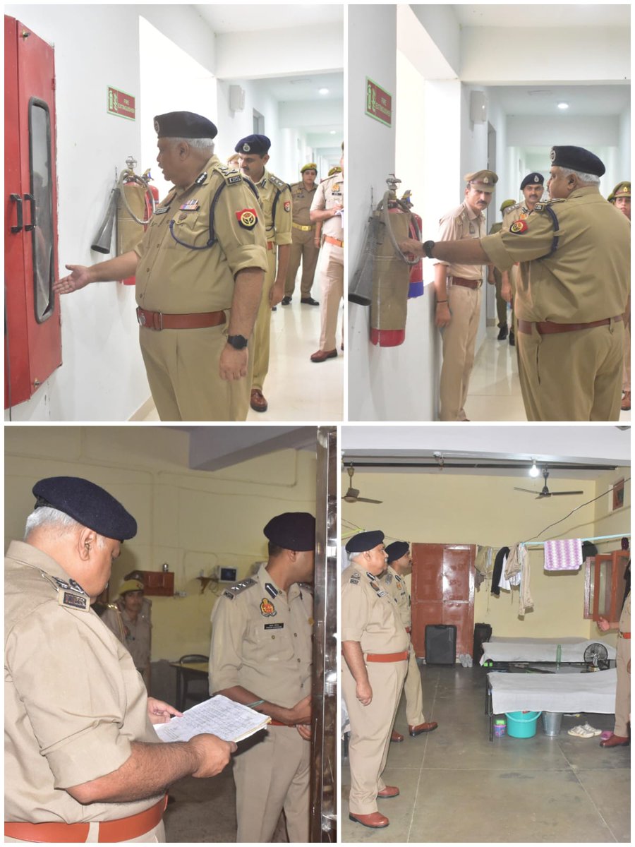 दिनांक 19-09-2025 (शुक्रवार) को परेड निरीक्षण के उपरांत संस्था प्रमुख द्वारा महिला आ0ना0पु0 आधारभूत कोर्स के प्रशिक्षुओं की आवासीय व्यवस्था, क्लासरूम तथा मेस आदि का निरीक्षण किया गया।