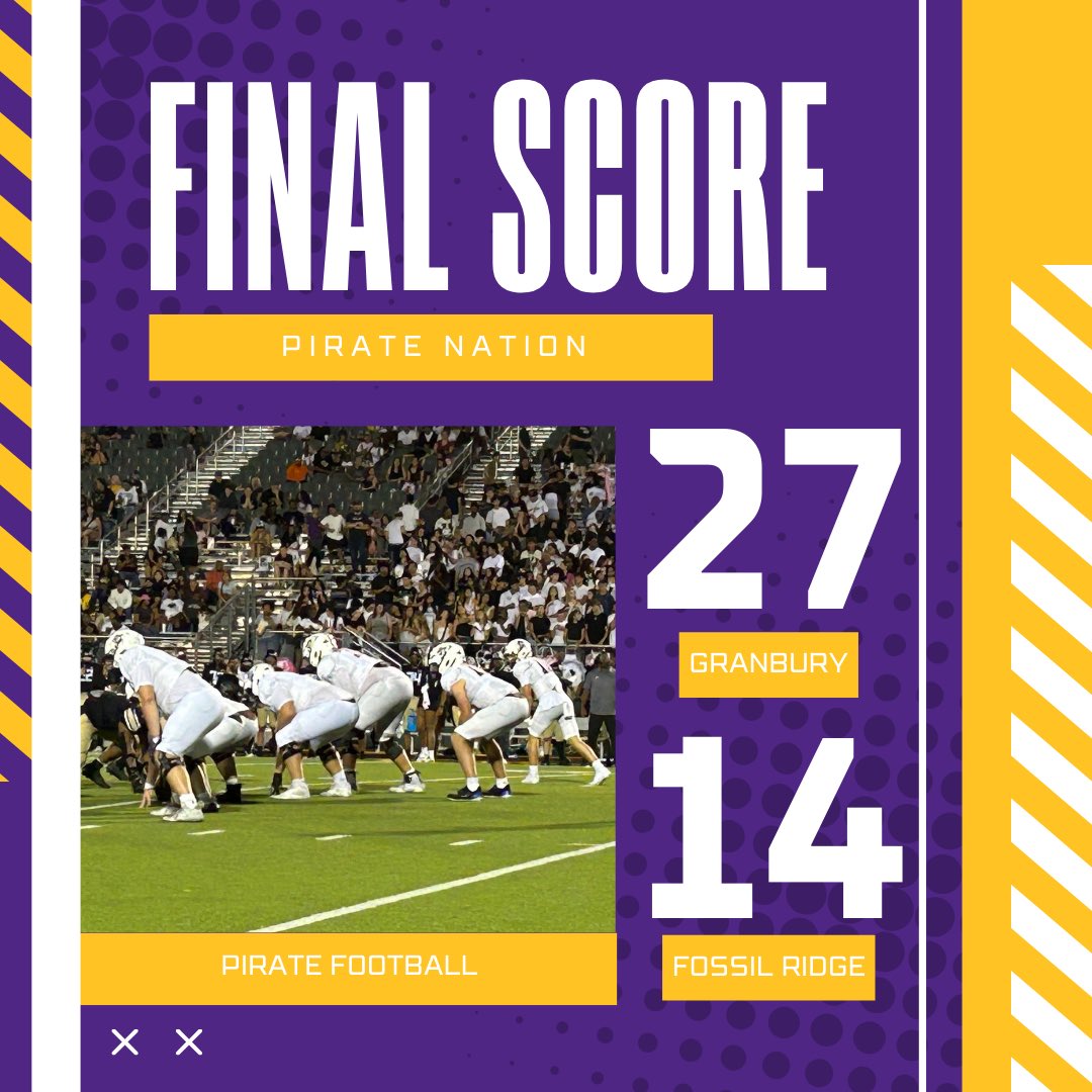 FINAL: 🏈🏈🏈
#PirateNation 🏴‍☠️
