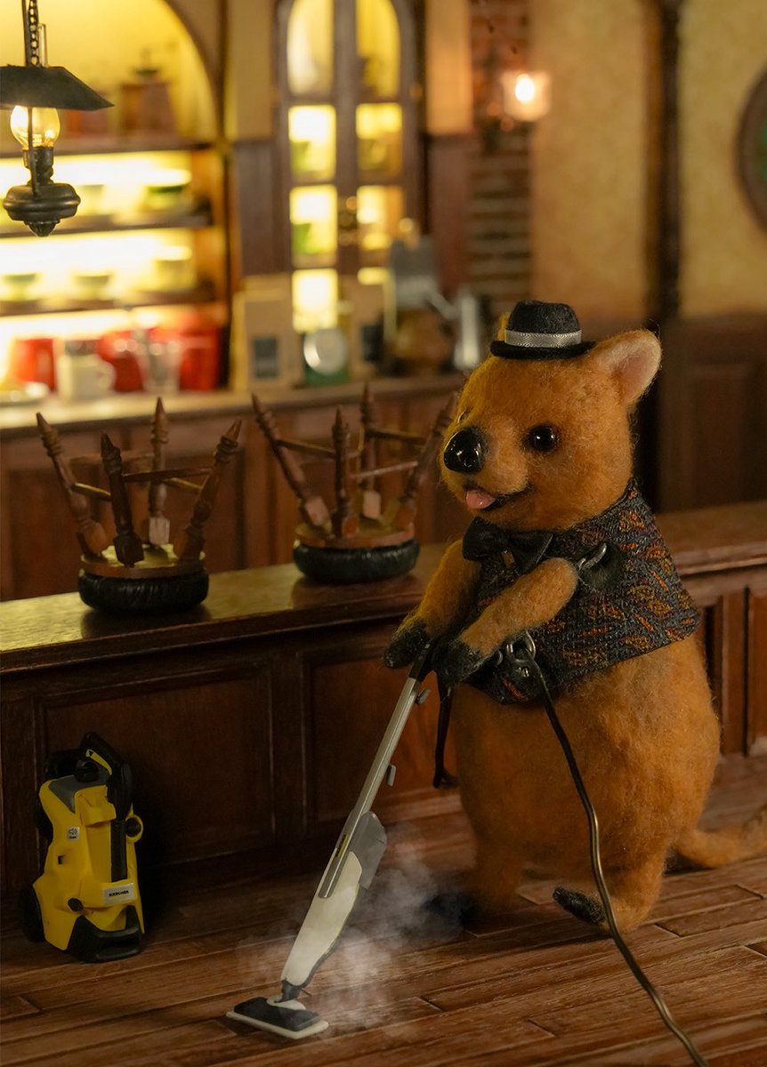 スチームクリーナーで床を徹底的に掃除するワラビー

#ケルヒャーミニチュア コレクション
ケンエレファント
スチームクリーナーSC2 Upright,高圧洗浄機K3
#ケンエレ #ガチャガチャ