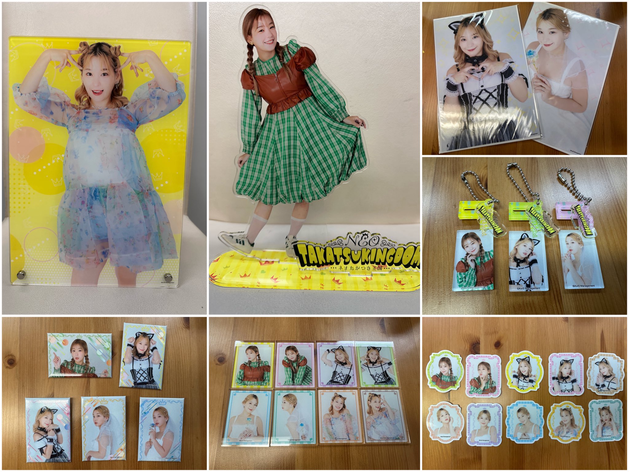 高槻かなこ ウェブポン C賞 スクエア缶バッジ Yahoo!オークション