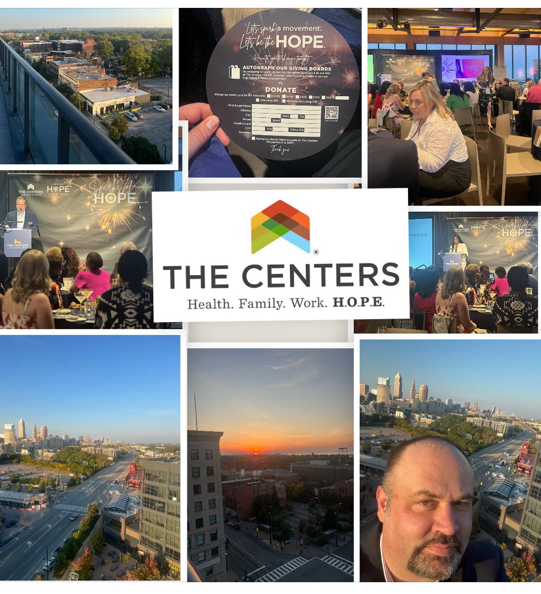 Inspiring evening at the Centers Sparkles of Hope event this evening!  Such a testimony of public and private coming together to truly make a major impact.  People from all walks of life coming together with a common mission!  #DifferenceMakers #HOPE