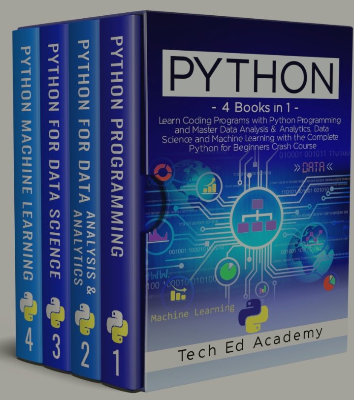 AK_Algorithmist's tweet image. 4 Books in 1 pack
Learn Coding programs with python programming and Master Data Analysis & Analytics, Data Science and Machine Learning with the Complete Python for beginners Crash Course
To Get It Simply:
1. Retweet & Reply "AI/ML"
2. Follow so that I will DM you.