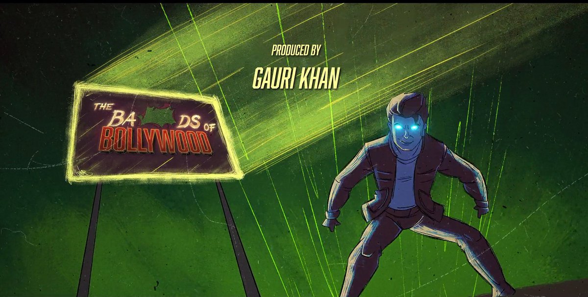 ixadilx's tweet image. The Bads Of Bollywood intro credits appreciation tweet.