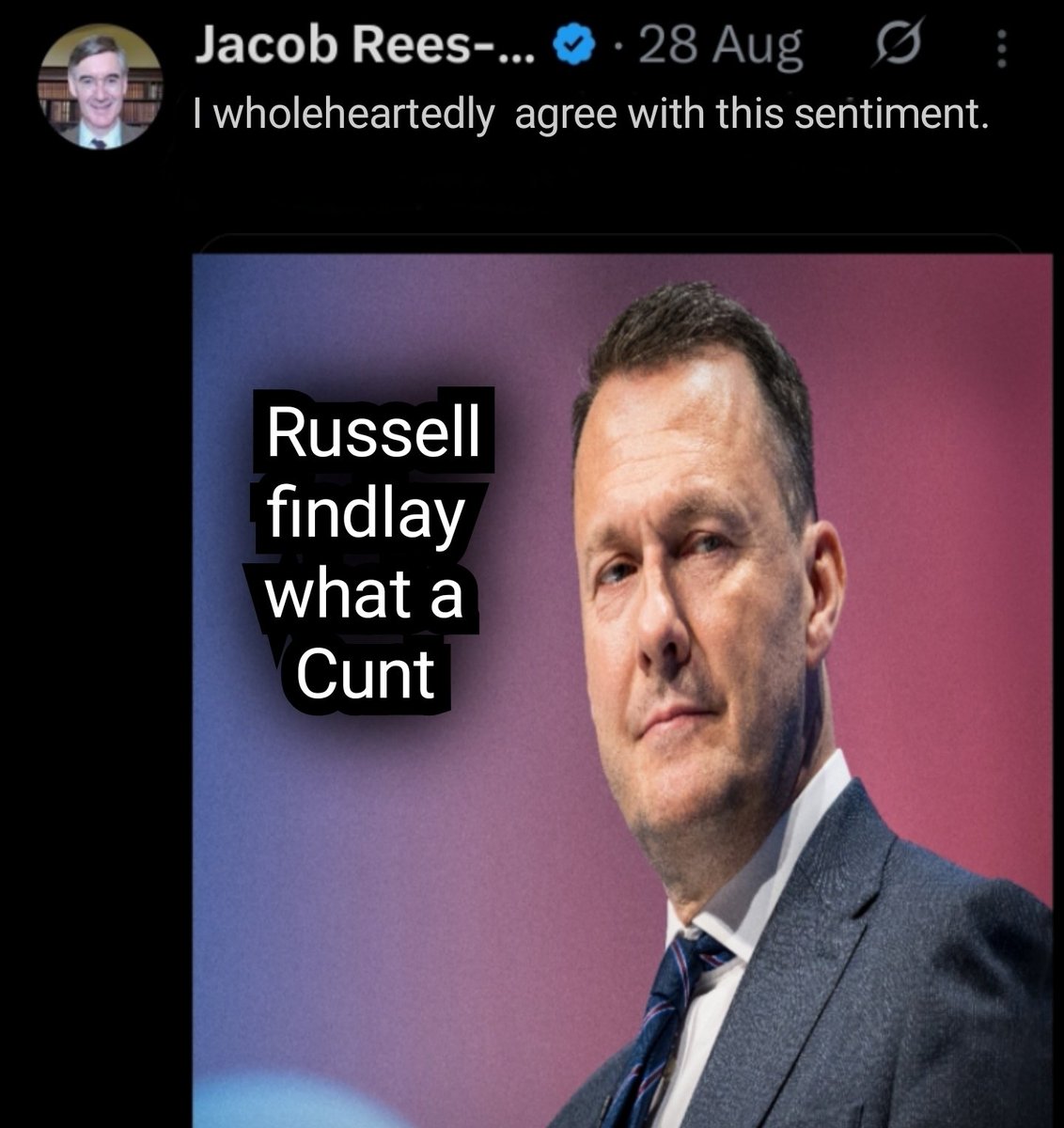 i don't know who the fuckwit is who's posted it . but he looks like a right wanker anaw