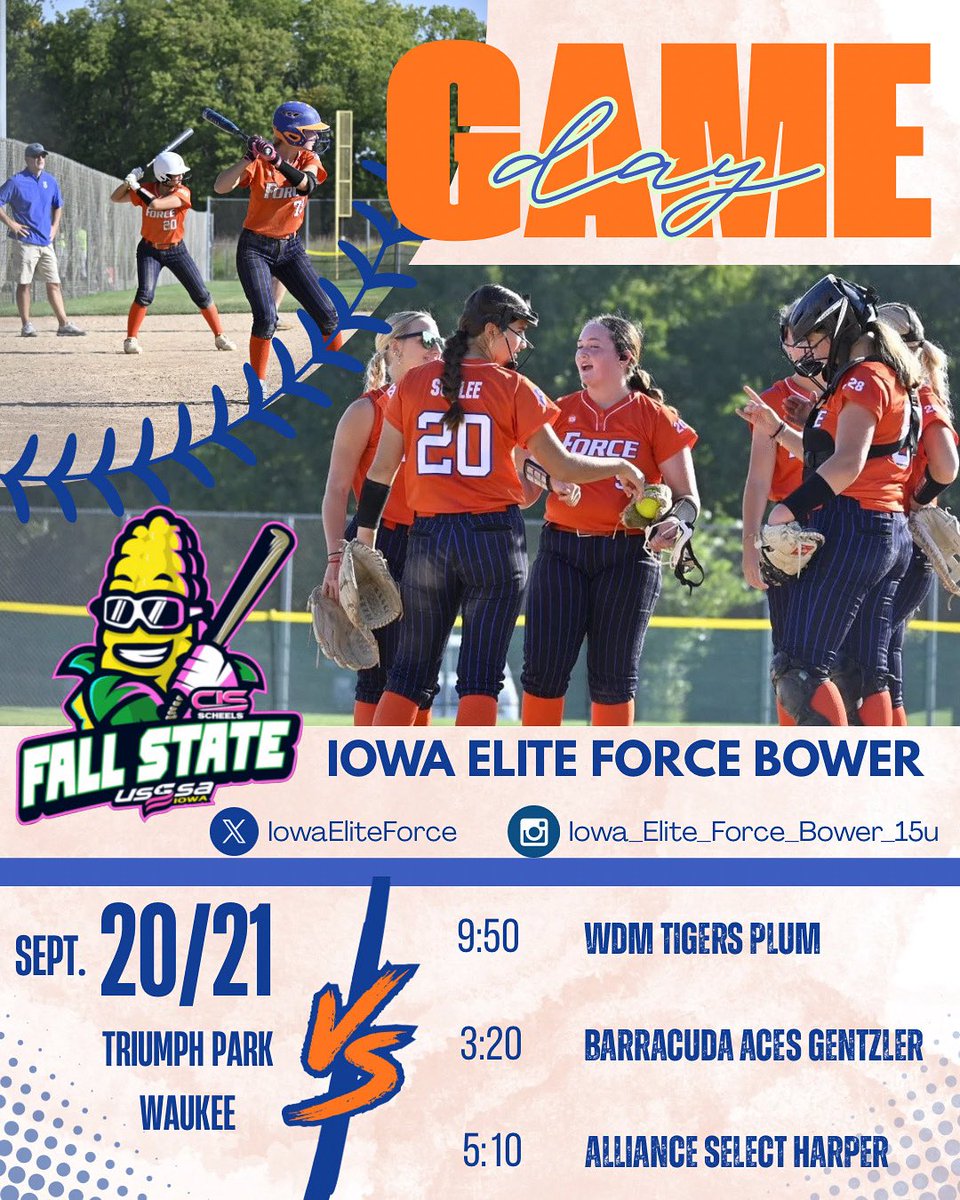 Iowa Fall State in Waukee this weekend!