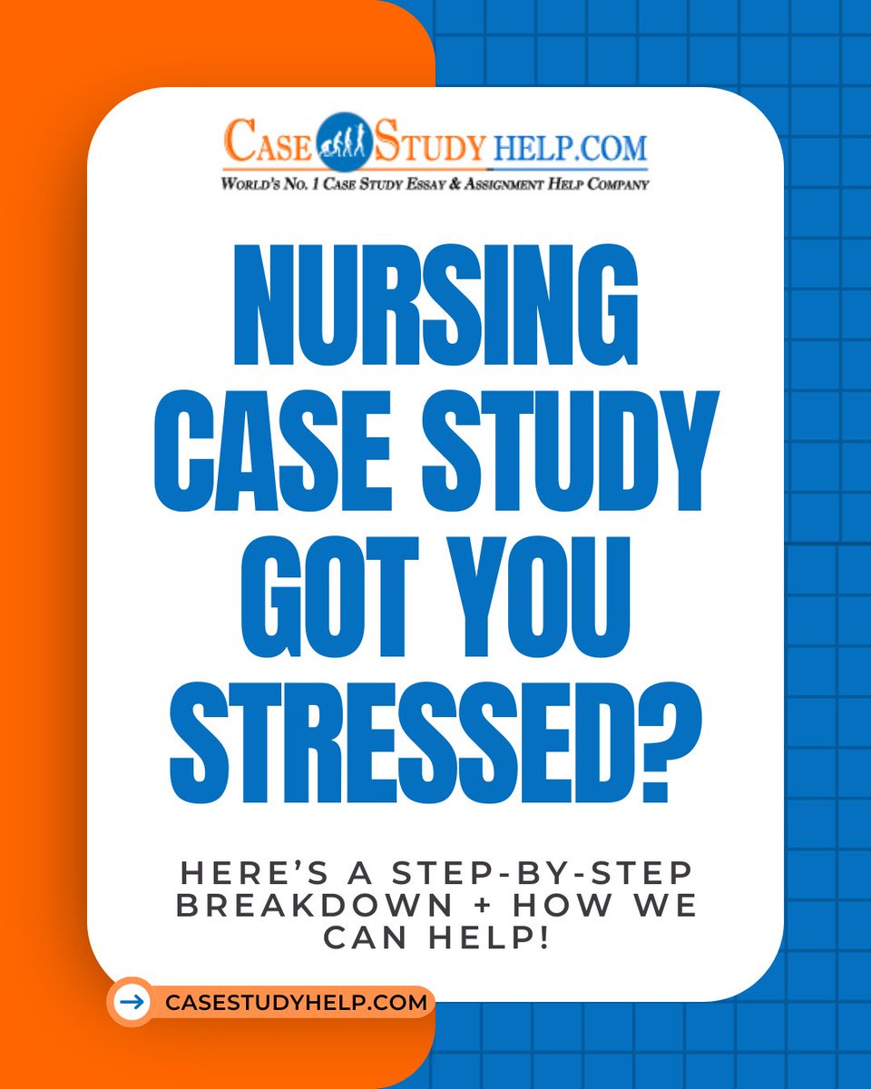 casestudyhelp's tweet image. Nursing case studies can feel like decoding an entire hospital chart — confusing, overwhelming, and time-consuming. Get expert assistance!

👉 tinyurl.com/y4kjawh6

#nursingassignmenthelp #NursingCaseStudy #studentnurselife #academichelp #studytips #collegenurse #CaseStudyHelp