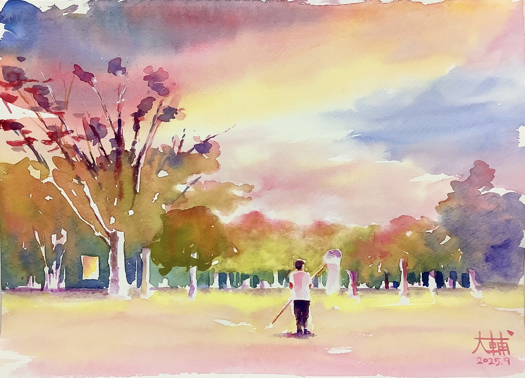 DiDi（土井大輔）watercolor on X: 