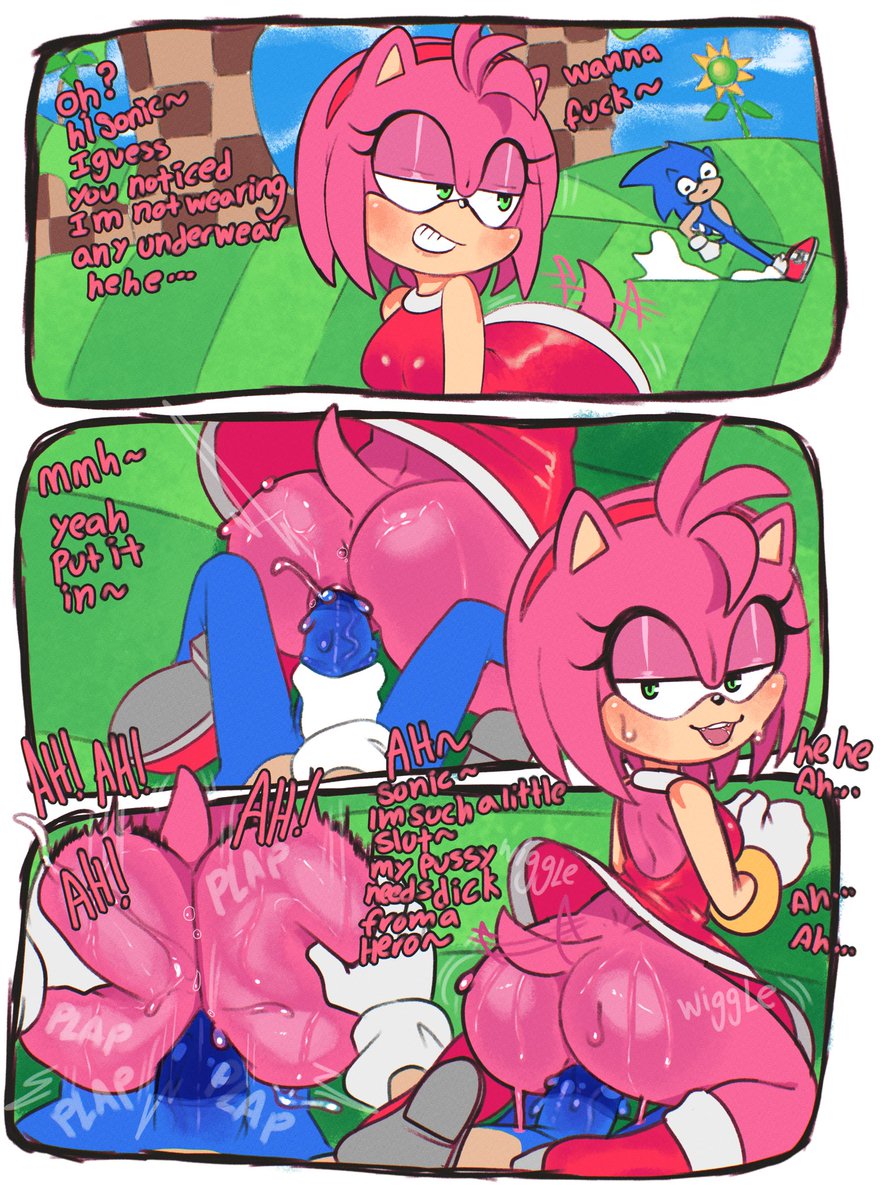 Sonic and Amy sitting I’m a tree
K I s s  I n- WHAO !!! 🫣