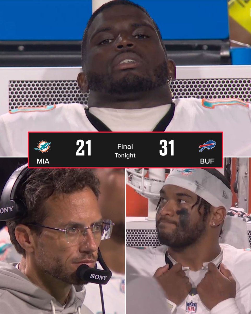 Bleacher Report (@bleacherreport) on Twitter photo Dolphins fall to 0-3 after losing to Bills 😬😳 Dolphins fall to 0-3 after losing to Bills 😬😳