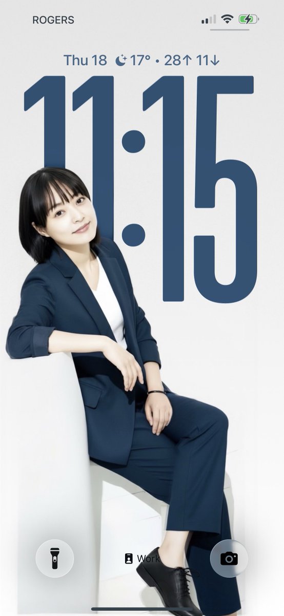 This looks more professional for a lock screen at work💙

#井上真央 #inouemao