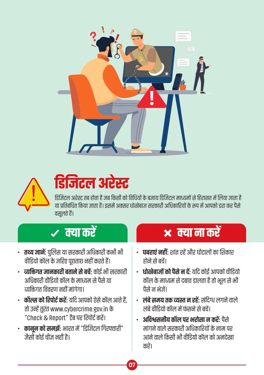 Igp_Jodhpur's tweet photo. #Digitel_Arrest साइबर_अपराध में आपकी सजगता एवं सावधानी ही मददगार है।
इससे बचाव हेतु #क्या_करें और #क्या_ना_करें बिंदुओं की पालना करें।
#Rajasthanpolice https://t.co/M8NAz8hVMH