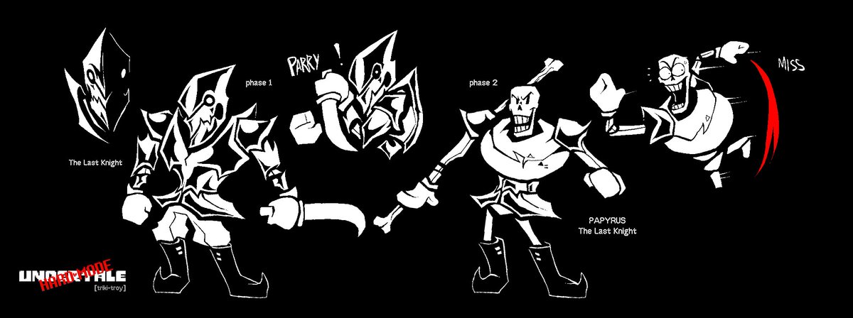 Triki_Tr0y's tweet photo. Undertale Hard Mode - The Last Knight
a Little Disbelief Take

*fight like who you really are

#Undertale #Papyrus https://t.co/cUnxxLgUX5