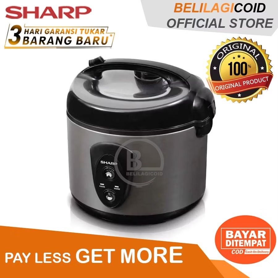 Cek [BEBAS ONGKIR] Sharp Magic Com KS N 18 MG / Rice Cooker Sharp KS N18MG SL / SHARP ORIGINAL Magic Com KSN 18 / Reskuker Murah Sharp KSN-18 dengan harga Rp279.900. Dapatkan di Shopee sekarang! s.shopee.co.id/1LWUNYUH86?sha…