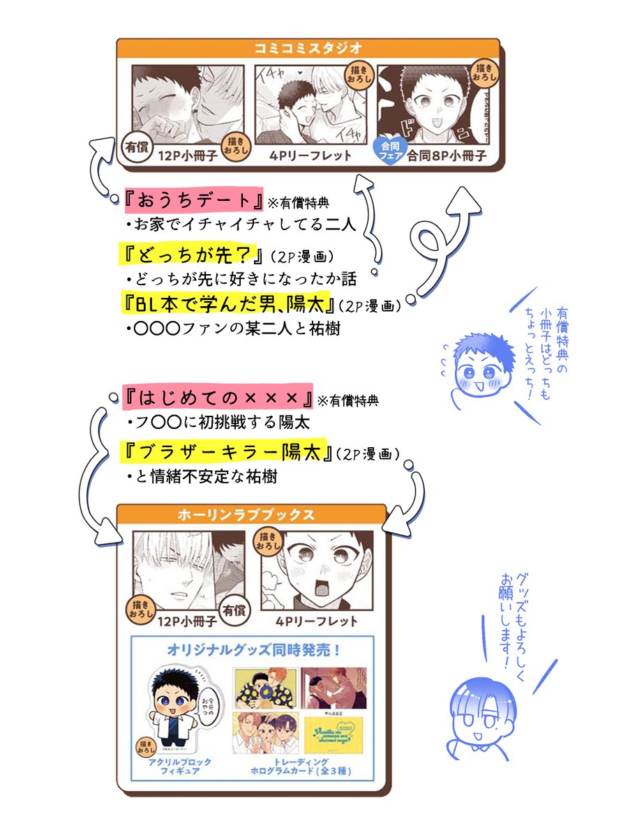 バニラの甘さを証明せよ】特典一覧に内容を補足しました!(うまく バニラの甘さを証明せよ】特典一覧に内容を補足しました!(うまく