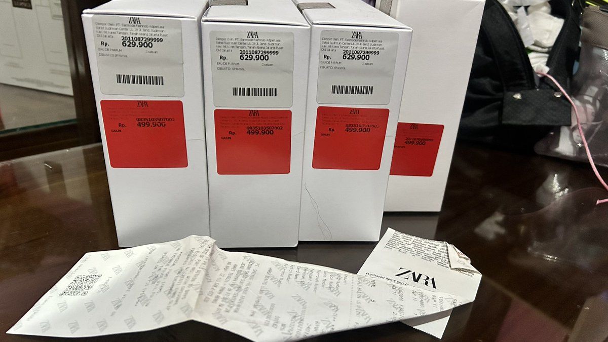 kinderjoyeah's tweet photo. wts! want to sell new original store

- zara parfum the vanilla capsule 50ml isi 2 (3 box) sale fix price 499k (bisa satuan 290rb nego dikit)
- zara parfum rose gourmand (1pcs) sale price 499k 

all parfum exp date 2030, sealed (belum dibuka sama sekali), harga termasuk packing https://t.co/E5NUBPcMmu