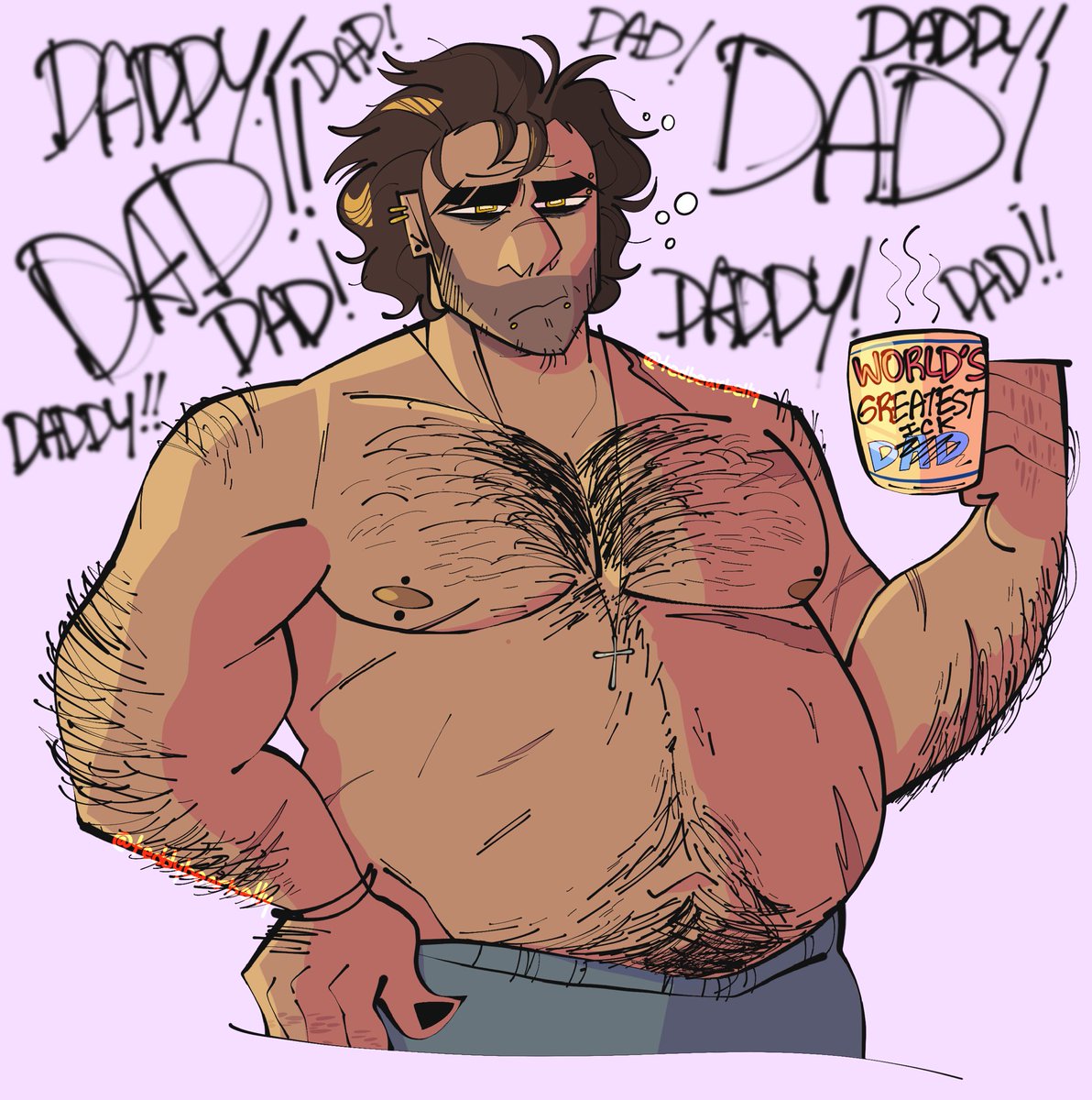 tedbearbelly's tweet image. The moment when both your children are early risers but you’re not. #HazbinHotel #HazbinHotelAdam #tbx2