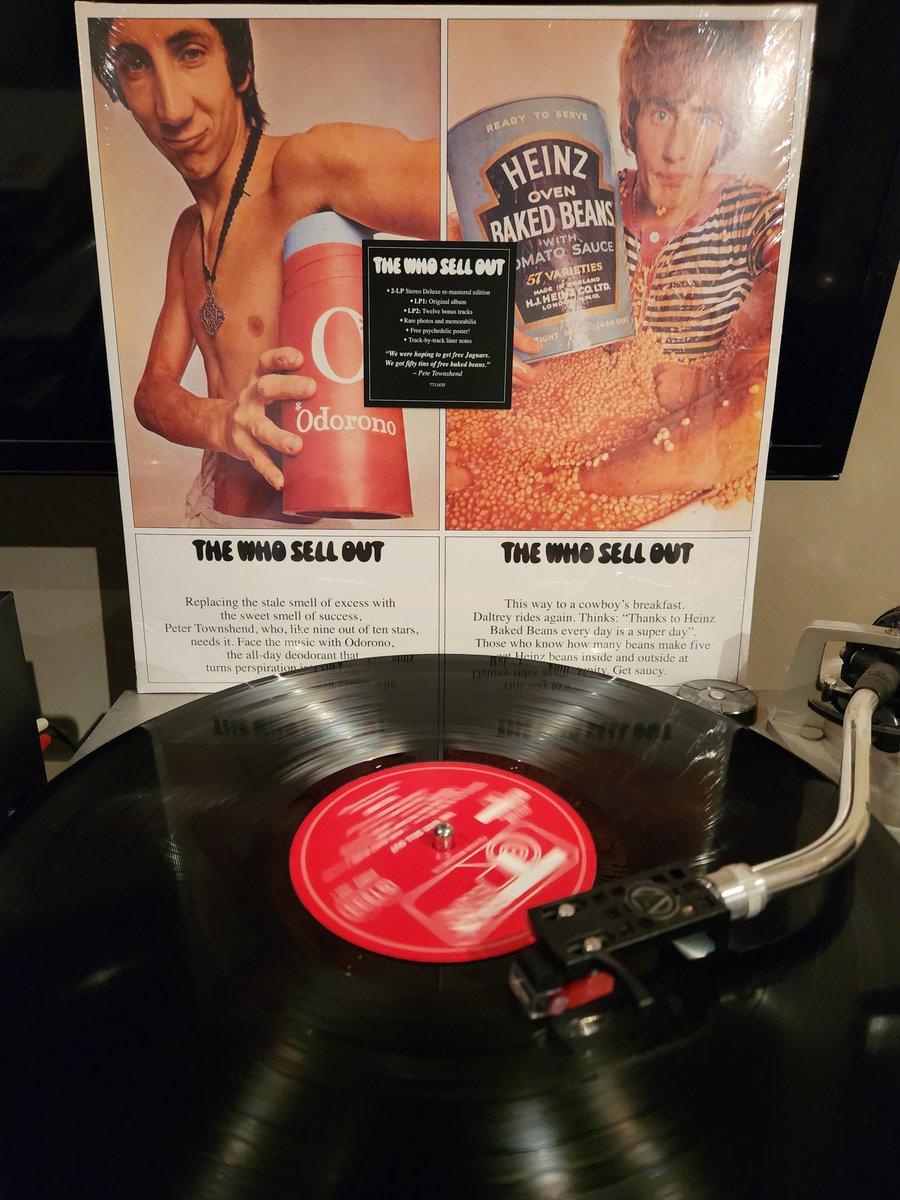 SpinVinyl1's tweet image. The Who Sell Out is one of my favorite Who albums. I have a number of versions of it but this 2021 2LP stereo reissue is pretty perfect and very affordable. An early creative high point for the band.
#TheWho #TheWhoSellOut #vinylrecords