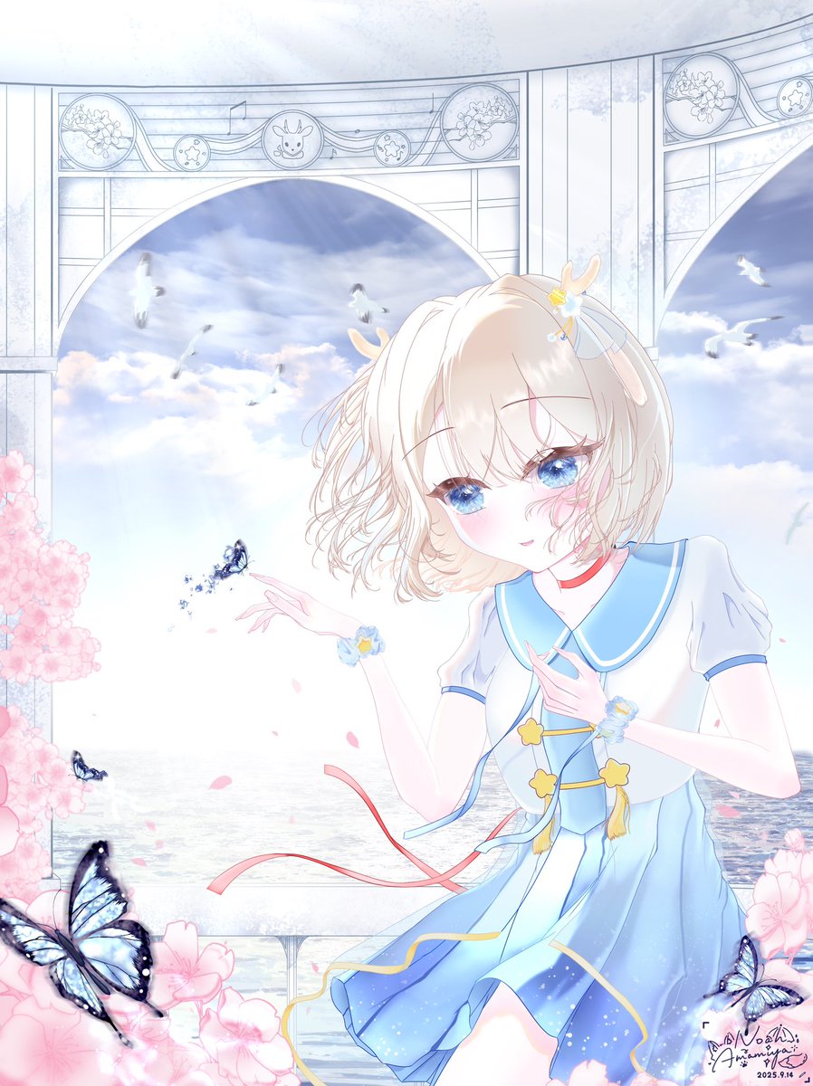 noahamamiya's tweet photo. #鹿乃の絵 https://t.co/t8GVGOnAAe