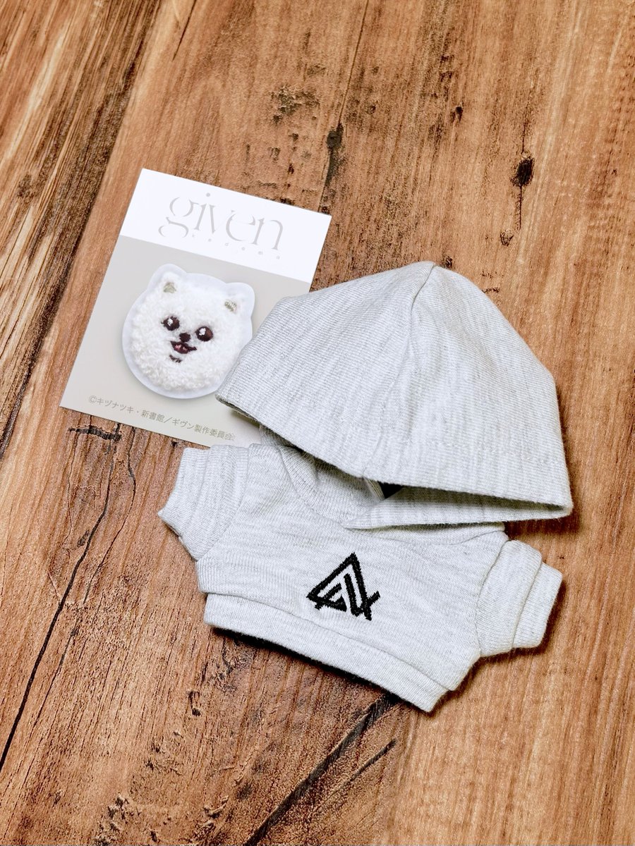 映画 ギヴン 柊mix バンドロゴ ビッグシルエットパーカー ギヴン 真冬