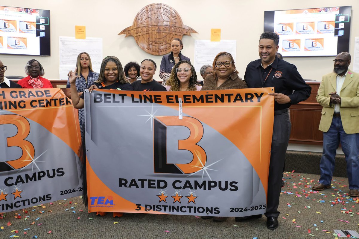 TaTanisha Stevenson (@totstevenson) on Twitter photo Hard work pays off! Great job <a href="/BLELancaster/">Belt Line Elementary</a> for earning a "B" rating and 3 distinctions for the 2024-25 school year. 🧡🖤 <a href="/ashbkimbrough/">Ashlee’ B. Kimbrough</a> #learnleadroar #legacycemented Hard work pays off! Great job <a href="/BLELancaster/">Belt Line Elementary</a> for earning a "B" rating and 3 distinctions for the 2024-25 school year. 🧡🖤 <a href="/ashbkimbrough/">Ashlee’ B. Kimbrough</a> #learnleadroar #legacycemented