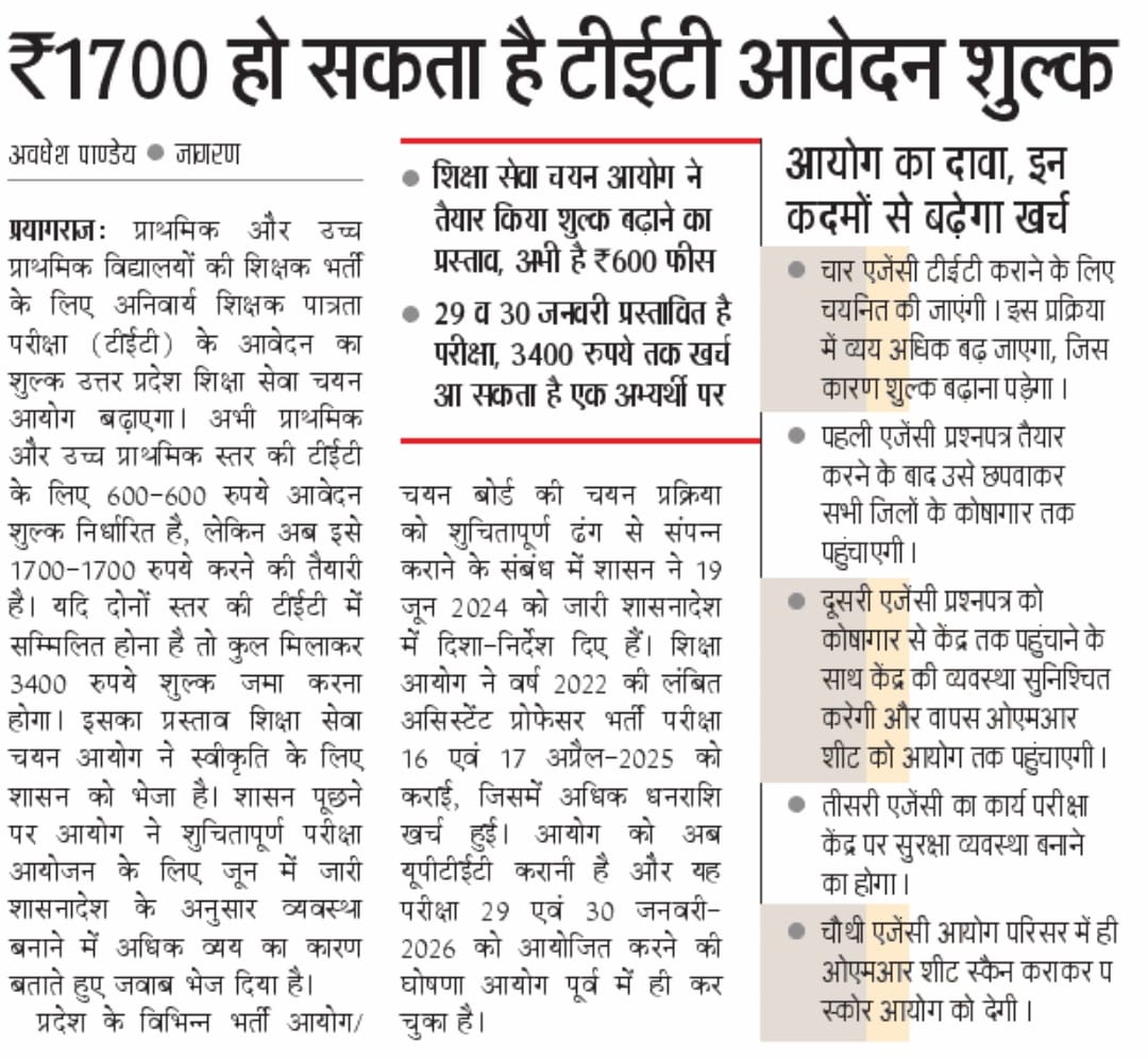 एक तरफ <a href="/UPGovt/">Government of UP</a> का युवा बेरोजगारी का दंश झेल रहा वही दूसरी तरफ #TET #UPTET के लिए बेरोजगारों से परीक्षा शुल्क पूर्व का 3 गुना कर देना कहा का राम राज्य है?
माननीय मुख्यमंत्री <a href="/myogiadityanath/">Yogi Adityanath</a> जी क्यों जनता के #Unemployment का मजाक बनाया जा रहा?
क्या सरकारी खजाना इसी से भरना है?