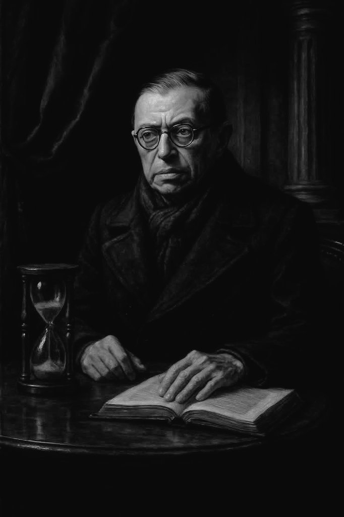 يقاس الإنسان بما يملك من أفكار، بل بما يملك من شجاعة ليجعل أفكاره واقعا، حتى لو كانت ضد العالم كله  ".

➖️ جان بول سارتر