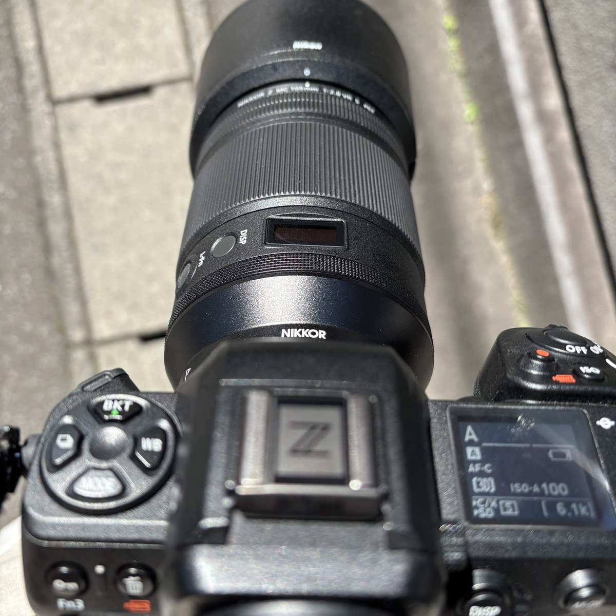 naosfarm's tweet photo. ３本目の標準ズーム増やそうかと考えて、スナップではほとんど持ち出さないMC105mm f2.8をお供に。重くて大きいからと普段使いで敬遠していたZ8との組み合わせ。
でも、線の細さや解像感はもちろんボケも優しくて、やっぱり描写は凄くいい。
撮ってて楽しくなるから…別の手考えよう😅。 https://t.co/y0WS74gwWi