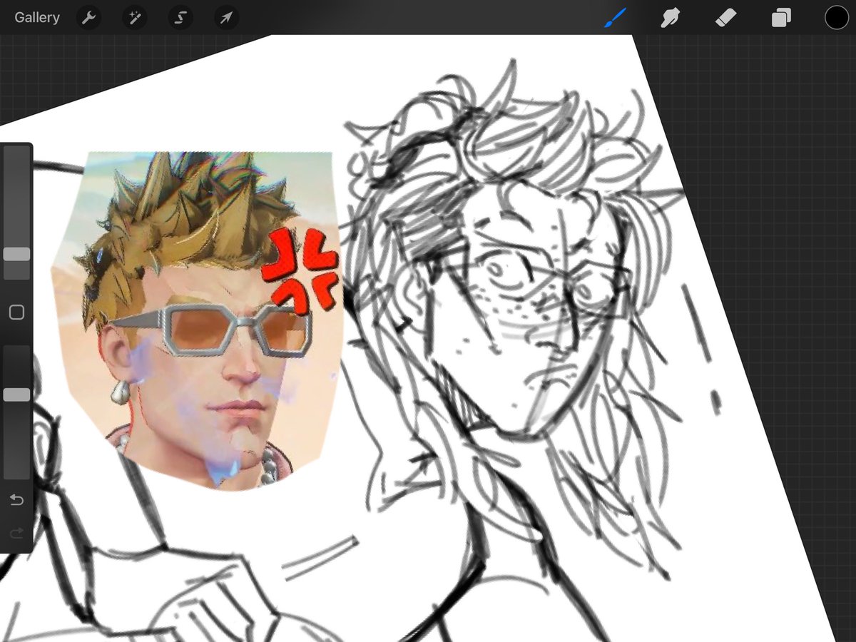i just want you all to know i did try to keep his hair accurate. i really tried but the demons won
